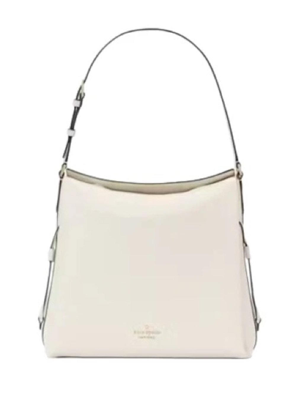 NWOT Kate Spade Ivory Leather Dumpling Large Shoulder Bag